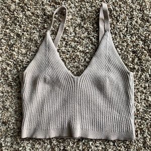 Cropped Ribbed Tank